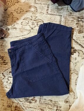 Fresh Produce Linen Capri Pants